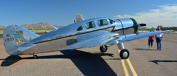 Spartan 7W Executive N17659, Cactus Fly-in, March 7, 2015